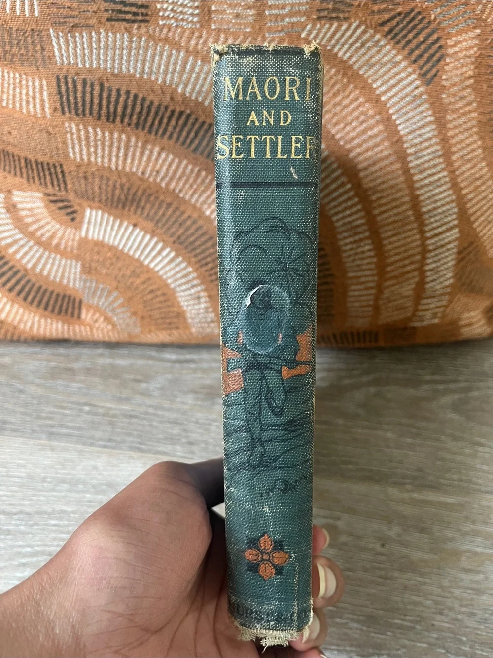 Maori and Settler Decorative Blue Book by G.A. Henty